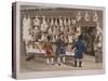 London Market, a Butchers Shop, 1822-Matthew Dubourg-Stretched Canvas