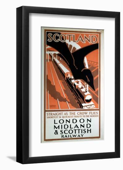 London Midland and Scotland Railway-null-Framed Art Print