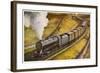 London Midland and Scottish Railway Goods Train Hauled by a 4-6-0 "Patriot" Locomotive-null-Framed Art Print