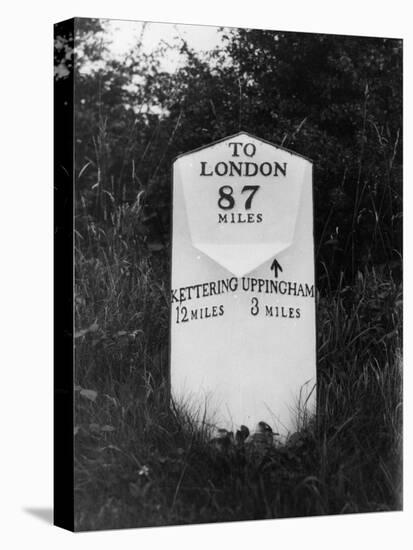 London Milestone-Fred Musto-Stretched Canvas