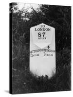 London Milestone-Fred Musto-Stretched Canvas