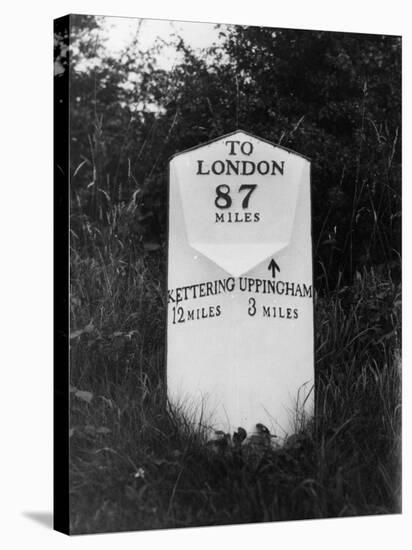 London Milestone-Fred Musto-Stretched Canvas