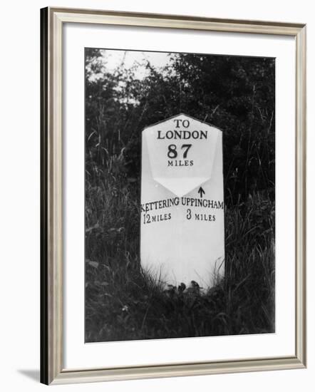 London Milestone-Fred Musto-Framed Photographic Print