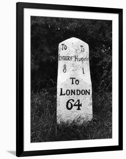 London Milestone-Fred Musto-Framed Photographic Print