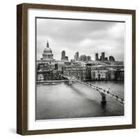 London Millenium Bridge-Nina Papiorek-Framed Photographic Print