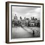 London Millenium Bridge-Nina Papiorek-Framed Photographic Print