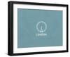 London Minimalism-null-Framed Art Print