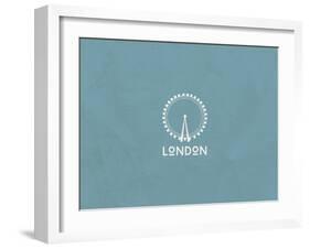 London Minimalism-null-Framed Art Print