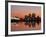 London, Newham, O2 Arena and Canary Wharf Buildings Reflecting in Royal Victoria Docks, England-Jane Sweeney-Framed Photographic Print