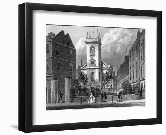 London Old Jewry-Thomas H Shepherd-Framed Art Print