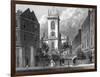 London Old Jewry-Thomas H Shepherd-Framed Art Print