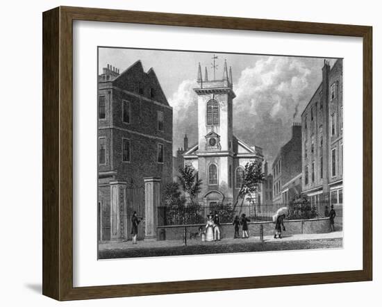 London Old Jewry-Thomas H Shepherd-Framed Art Print