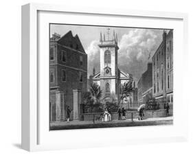 London Old Jewry-Thomas H Shepherd-Framed Art Print