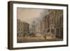 London, Old Tothull St.Leading to Westminster Abbey, 1776 (W/C on Paper)-James Miller-Framed Giclee Print