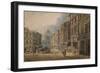 London, Old Tothull St.Leading to Westminster Abbey, 1776 (W/C on Paper)-James Miller-Framed Giclee Print