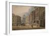 London, Old Tothull St.Leading to Westminster Abbey, 1776 (W/C on Paper)-James Miller-Framed Giclee Print