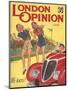 London Opinion, Hitchhiking Glamour Magazine, UK, 1930-null-Mounted Giclee Print