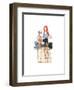 London or Bust Illo-Alicia Zyburt-Framed Art Print