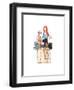 London or Bust Illo-Alicia Zyburt-Framed Art Print