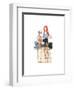 London or Bust Illo-Alicia Zyburt-Framed Art Print