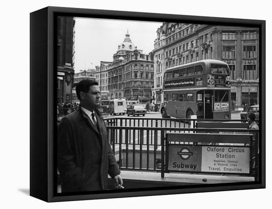 London, Oxford Circus-null-Framed Stretched Canvas