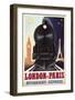 London-Paris Overnight Express-Steve Forney-Framed Art Print