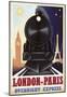 London-Paris Overnight Express-Steve Forney-Mounted Art Print