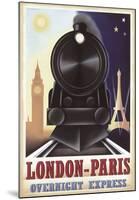 London-Paris Overnight Express-Steve Forney-Mounted Art Print