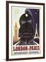 London-Paris Overnight Express-Steve Forney-Framed Art Print