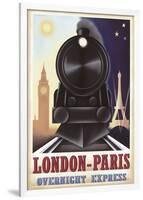 London-Paris Overnight Express-Steve Forney-Framed Giclee Print