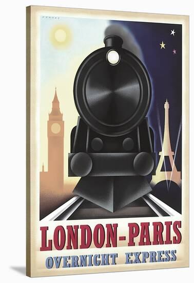 London-Paris Overnight Express-Steve Forney-Stretched Canvas