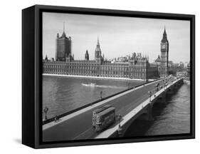 London: Parliament-null-Framed Stretched Canvas