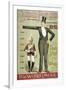 London Pavillion, Piccadilly, 1887. the Tallest Man in the World. Herr Winkelmeier-Henry Evanion-Framed Giclee Print