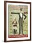 London Pavillion, Piccadilly, 1887. the Tallest Man in the World. Herr Winkelmeier-Henry Evanion-Framed Giclee Print