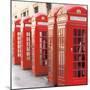 London Phoneboxes-Wild Apple Portfolio-Mounted Photographic Print