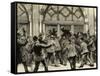 London, Picadilly, Socialist Agitation, February 8, 1886-null-Framed Stretched Canvas