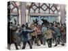 London. Picadilly. Socialist Agitation. February 8, 1886-null-Stretched Canvas