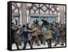 London. Picadilly. Socialist Agitation. February 8, 1886-null-Framed Stretched Canvas