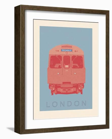 London - Piccadilly Tube-Ben James-Framed Giclee Print