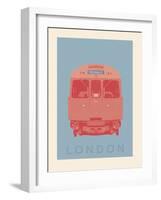 London - Piccadilly Tube-Ben James-Framed Giclee Print