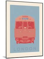 London - Piccadilly Tube-Ben James-Mounted Giclee Print