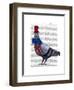 London Pigeon-Fab Funky-Framed Art Print