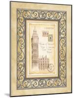 London Postcard-Andrea Laliberte-Mounted Art Print