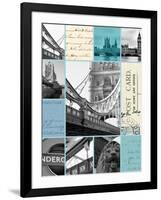 London Postcards-Cameron Duprais-Framed Art Print