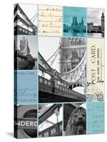 London Postcards-Cameron Duprais-Stretched Canvas