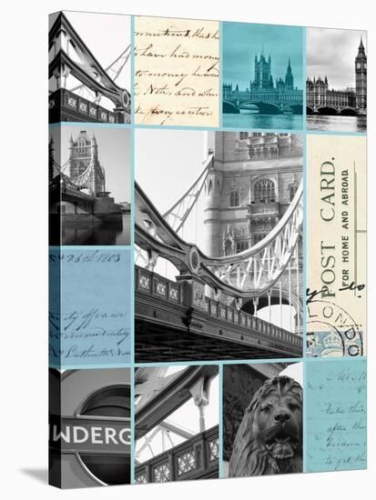 London Postcards-Cameron Duprais-Stretched Canvas