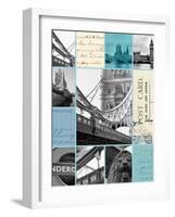 London Postcards-Cameron Duprais-Framed Art Print