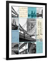 London Postcards-Cameron Duprais-Framed Art Print