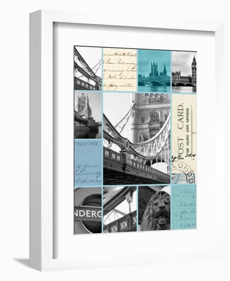 London Postcards-Cameron Duprais-Framed Art Print