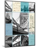 London Postcards-Cameron Duprais-Mounted Art Print